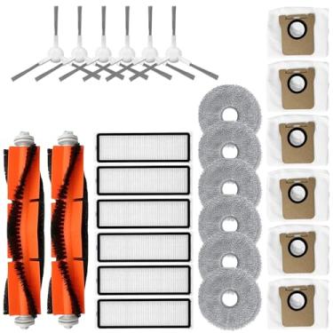 Imagem de Peças compatíveis com Xiaomi X20+X20Plus aspirador de pó robô, escova principal, escova lateral, saco de pó, filtro, acessórios de pano de esfregão (C (26 peças))