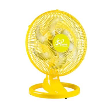 Imagem de Venti-Delta Oscilante Mesa/Parede Plástico 50 cm, Bivolt Premium Amarelo, 675440, 170 W, Amarelo