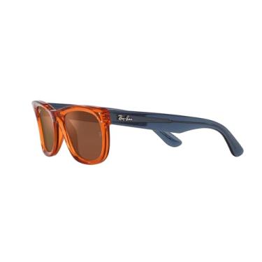 Imagem de Óculos de sol ray-ban wayfarer reverse rbr0502s 6712gm laranja lente cinza escuro tam 50