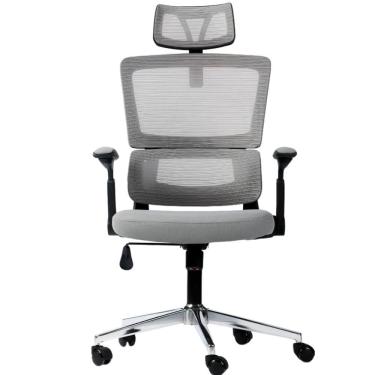Imagem de Cadeira de Escritorio Bluecase Ergo Prime BCOP-02GYBK Cinza
