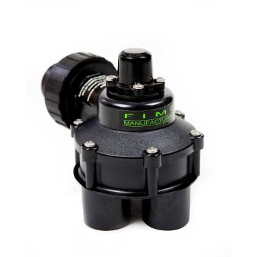 Imagem de Fimco Manufacturing Inc. 9254 Fimco Manufacturing 2.5 cm Mini 4 Outlet Irrigation 2,3 e 4 zone Cams Hydro Indexing Valve, Preto