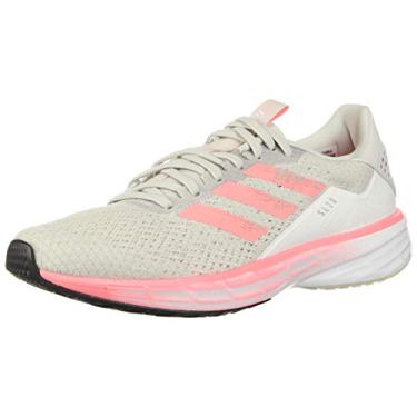 Imagem de adidas Tênis de corrida feminino SL20 Summer.RDY, Cinza/luz que pisca vermelho/branco, 7