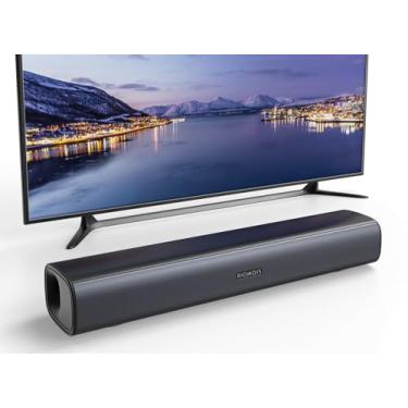 Imagem de Soundbar Riowois para smart TV, alto-falantes, soundbar para TV, com refletor de graves personalizado, design compacto e fácil configuração, sistema de som ambiente de áudio doméstico para projetor de