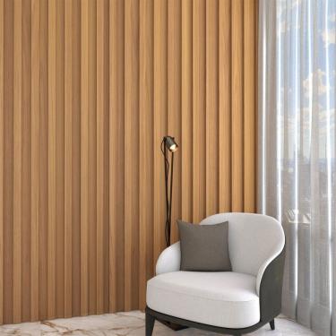 Imagem de Painel para TV 100% Mdf Ripado Decoração Freijó - Panorama Móveis