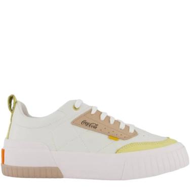 Imagem de Tênis Coca Cola Rio Coast Unissex Adulto Cor:Amarelo;Tamanho:39;Gênero:Feminino