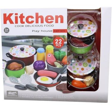 Imagem de Kit Panelinhas Infantil SHINY TOYS