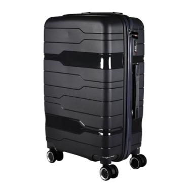 Imagem de Mala Média 23KG Polipropileno Inquebrável Giratória Tóquio (Preta Tóquio)