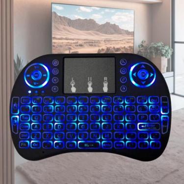 Imagem de Teclado Mini Com Controle Remoto E Mouse Ideal Tv E Notebook - Guiro