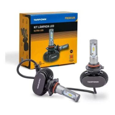 Imagem de Kit Lampadas Led Ultra H1 H3 H7 H8 H11 H16 Hb3 Hb4 6k 8000lm - TARPONN