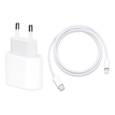 Imagem de Carregador Tomada Fonte 25W + Cabo Ligthinig Usb-C Type C - Ztd