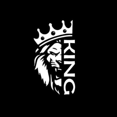 Imagem de Adesivo Automotivo e Decorativo Lion King. - ALLTAK, BRANCO