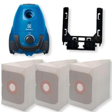 Imagem de 6 Saco Refil Coletor Bag Cartucho Descartável + Suporte para Aspirador de Pó Electrolux Sonic (SON10)
