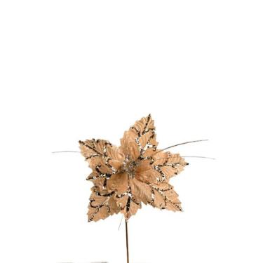 Imagem de 3 Flores Bico de Papagaio Luxuosa Champanhe  33CM - Magizi