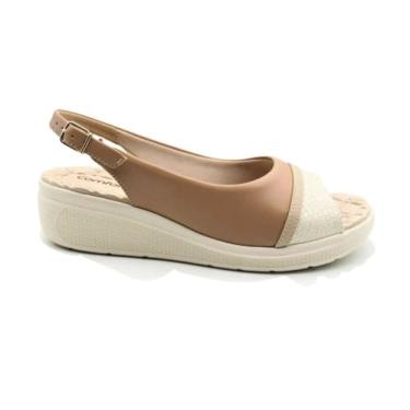 Imagem de Sandália Feminina Comfortflex Conforto 2486404 Anabela