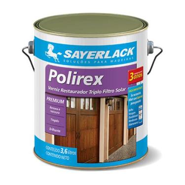 Imagem de Polirex Sayerlack Restaurador Brilhante Verniz Mogno 3,6 Litros
