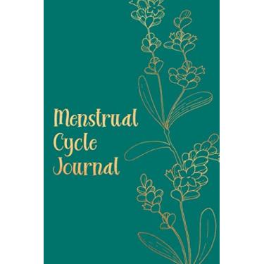 Imagem de Menstrual Cycle Journal: Period Tracker Journal for Tracking and Recording One's Menstrual Cycle - Ensure Accurate Records, Record Patterns, and Eliminate Surprises - Green and Gold Cover