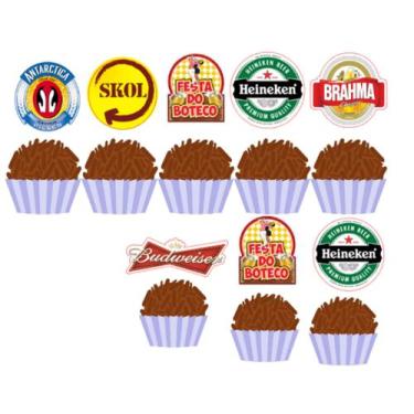 Imagem de tag boteco para doces 30unid - marilinda
