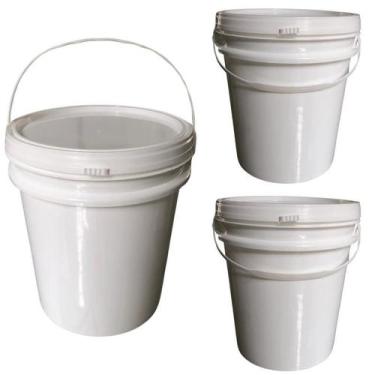 Imagem de Balde 5L Com Alça Para Lancheterias 3 Pçs - Nastripack