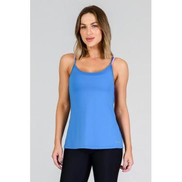 Imagem de Regata Feminina Livre Fitae, Azul, P