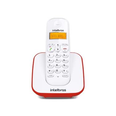 Imagem de Telefone Sem Fio com Identificador de Chamadas TS 7510 Vermelho Intelbras