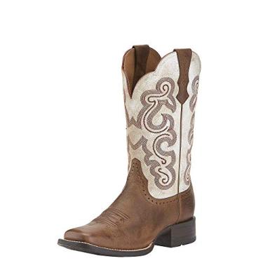 Imagem de Ariat Bota feminina Quickdraw, Tempestade de areia/branco envelhecido, 11