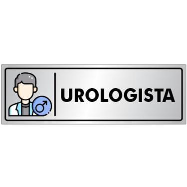 Imagem de Placa UROLOGISTA - Sinalização - Portas / Paredes - em Alumínio de 25x
