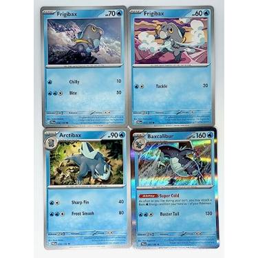 Imagem de Baxcalibur 060/193 - Paldea Evolved - Pokemon Evolution Set - 4 Card Lot - Scarlet & Violet