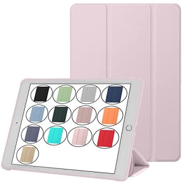 Imagem de DuraSafe Cases iPad 9,7 polegadas 2014 Air 2ª geração [Air 2] MGLW2LL/A MGL12LL/A MH0W2LL/A MGKM2LL/A MH182LL/A MGKL2LL/A Ultra Slim Smart Auto Sleep/Wake com Honeycomb TPU Back Cover - Rosa