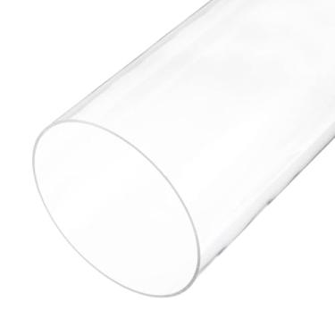 Imagem de Rebower Tubo rígido de plástico transparente de 175 mm ID x 180 mm OD (17.8 cm ID x 18.0 cm OD) tubo de policarbonato redondo de acrílico, [para encanamento, hidráulica, pneumática, aquário]