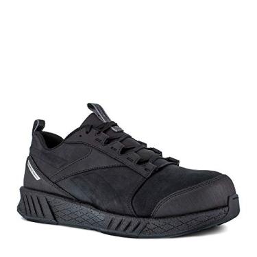 Imagem de Reebok Work Fusion Formidable Safety Toe Tênis de trabalho masculino atlético industrial e de construção, Preto, 47