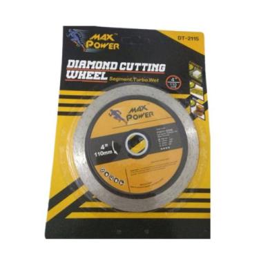 Imagem de Discos Corte Diamantado Liso P/ Marmore E Ceramica 110mm 4pol - MAx Po