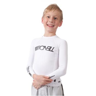 Imagem de O'Neill Wetsuits Camiseta juvenil de manga comprida, branca, 8