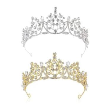 Imagem de Coroa Tiara  Arranjo Noiva Debutante Dama Casamento Princesa - LM, Dou