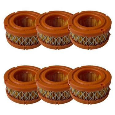 Imagem de Kit 6 Elementos Filtrante Médio fechado Compressor Pressure - Remac