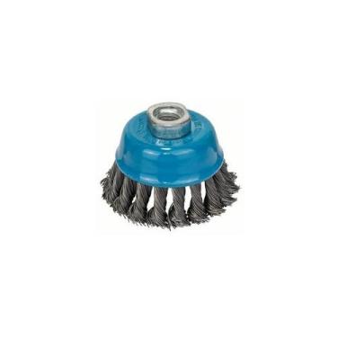 Imagem de Escova de Aço Rotativa Taça 75MM Trançada Aço Latonado  1608622029  - 