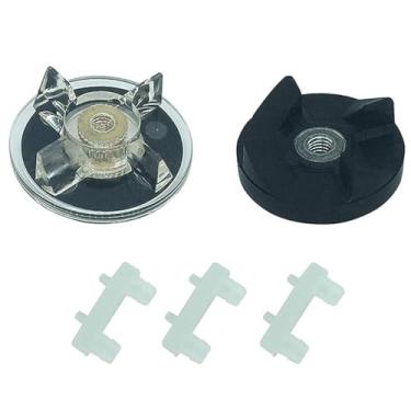 Imagem de Engrenagem de base de substituição de engrenagem de lâmina e engrenagens de lâmina de borracha acessórios de peças de embreagem com almofada de choque de bucha serve para liquidificador Magic Bullet