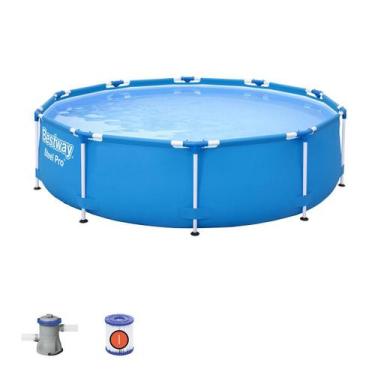 Imagem de Piscina Estruturada 6.473L Circular Bestway + Filtro 110V