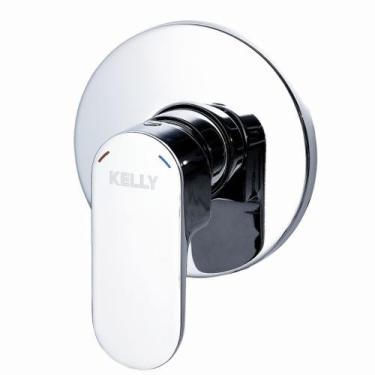 Imagem de Registro Chuveiro Misturador Monocomando Luxo Cromado - KELLY METAIS