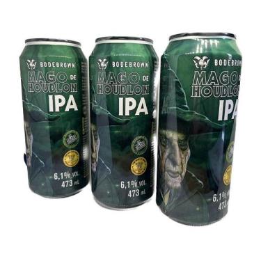 Imagem de 3 Cervejas Mago De Houblon Lata 473ml Juice Ipa Bodebrown Premium - Ma