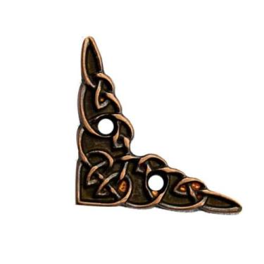 Imagem de Cantoneira Coração Metal Decoração P/ Caixas Espelhos 4 Peças - Metall