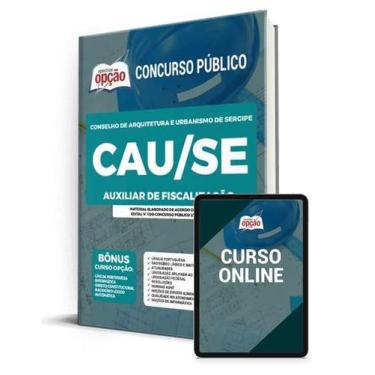 Imagem de Apostila CAU-SE - Auxiliar de Fiscalização - Apostilas Opção