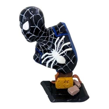 Imagem de Escultura Busto Colecionável Homem Aranha - Spider Man 29cm Resina - L