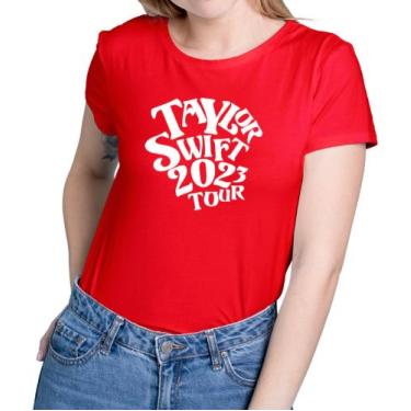 Imagem de Camisa Feminina BabyLook Taylor Swift 2023 Tour Novidade! - SEMPRENALU
