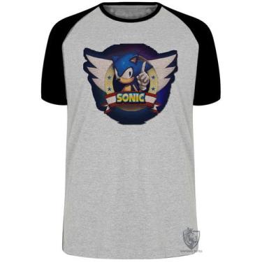 Imagem de Camiseta Sonic III Blusa Plus Size extra grande adulto ou infantil - E