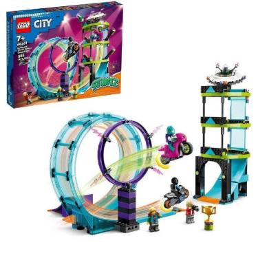 Imagem de Lego City 60361 Desafio Supremo Em Motos De Acrobacias 385Pc