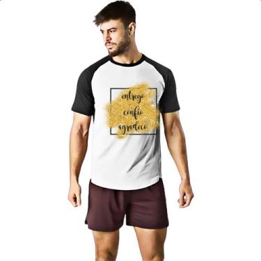 Imagem de Camiseta Raglan Ano novo entrego confio agradeco - Alearts, G