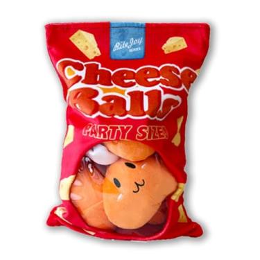 Imagem de MooGlamor Snuffle Brinquedos de Enriquecimento de Cães Interativos Brinquedos de Quebra-Cabeça com Esconde-esconde Envelhecido para Cachorro Tédio e Trabalho do Nariz (Bolas de Queijo)