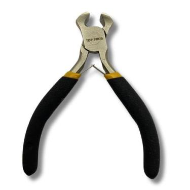 Imagem de Alicate Mini Corte Frontal 4,5" Torques Com Mola Aço Carbono Niquelado