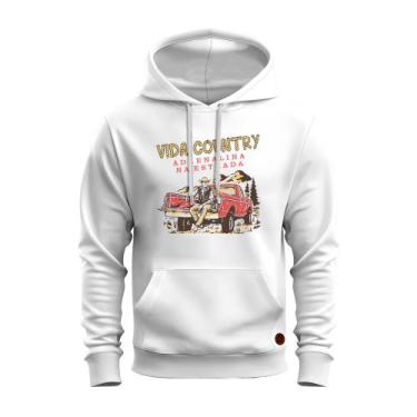 Imagem de Moletom Estampado Quentinho Adrenalina Na Estrada - Vida Country, Bran