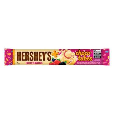 Imagem de Chocolate Hershey's Chotubes Frutas Vermelhas 5g - Embalagem com 15 Un